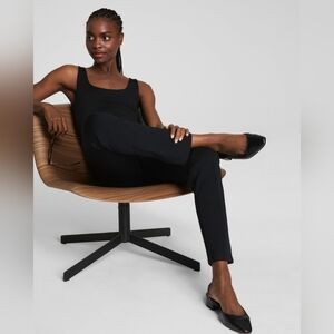 Sz Small SPANX Classic Black Slim Stright Ponte Pants With Targeted Compression